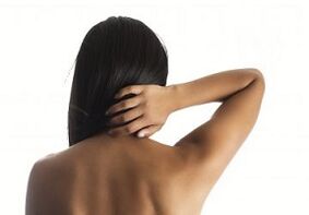 Neck pain due to spinal osteochondrosis