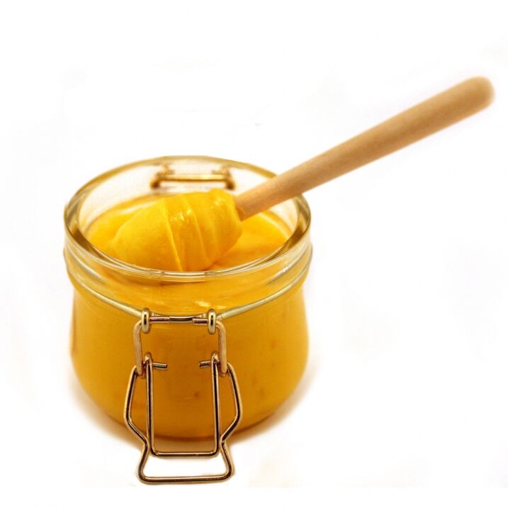 Bee honey as a compress for back pain in the lumbar area