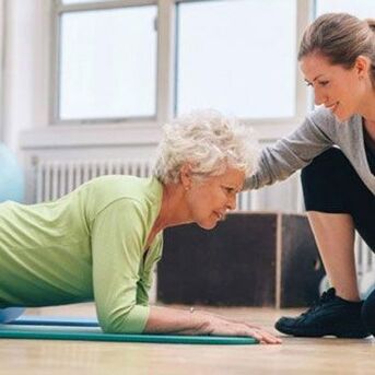 Exercise therapy to relieve muscle tension in the cervical spine